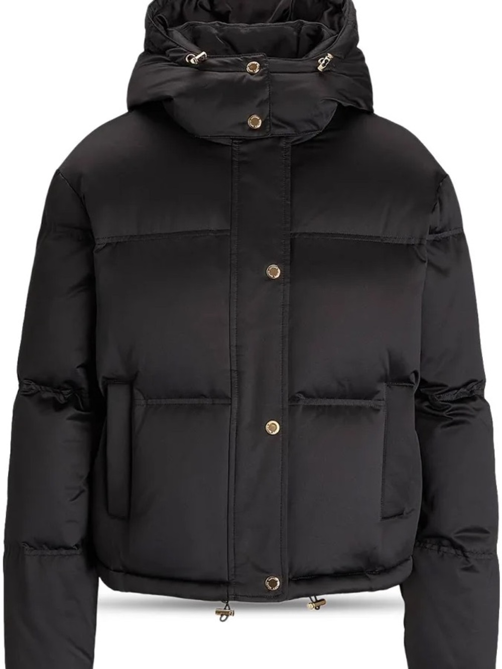 Ralph Lauren Women’s Black Puffer Jacket with Hood 2X - EUC